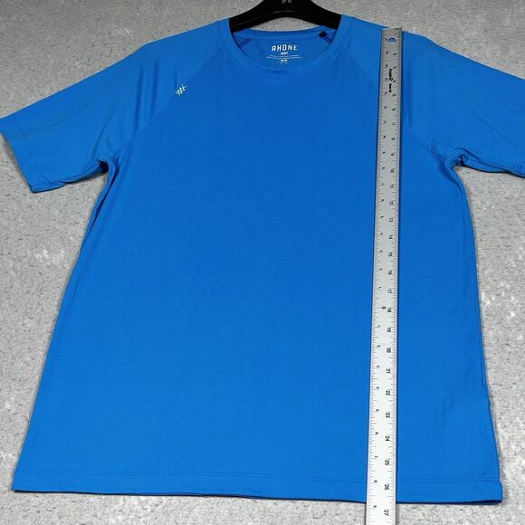 Rhone T-Shirt Mens Size Medium Blue Short Sleeve Performance Crew Neck Training - Picture 8 of 13